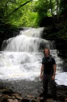 Papa in FRONT of the Falls and the CAMERA